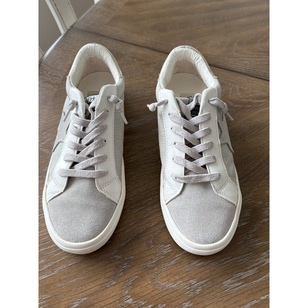 Vintage Havana Flair Sneakers Grey Suede Silver Multi Star Low Top Womens‎ 6.5